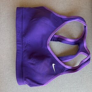 Nike Vivid Purple Athletic Bra